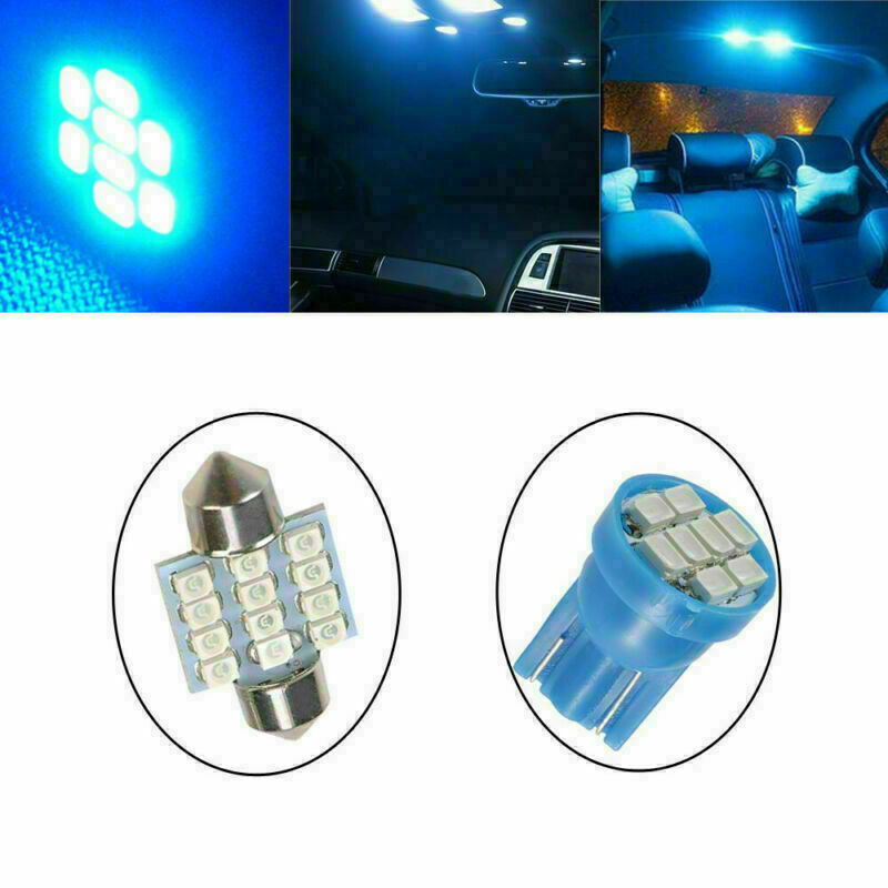 13Ã— Car Interior LED Light Bulb For Dome License Plate Lamp 12V Kit Accessories