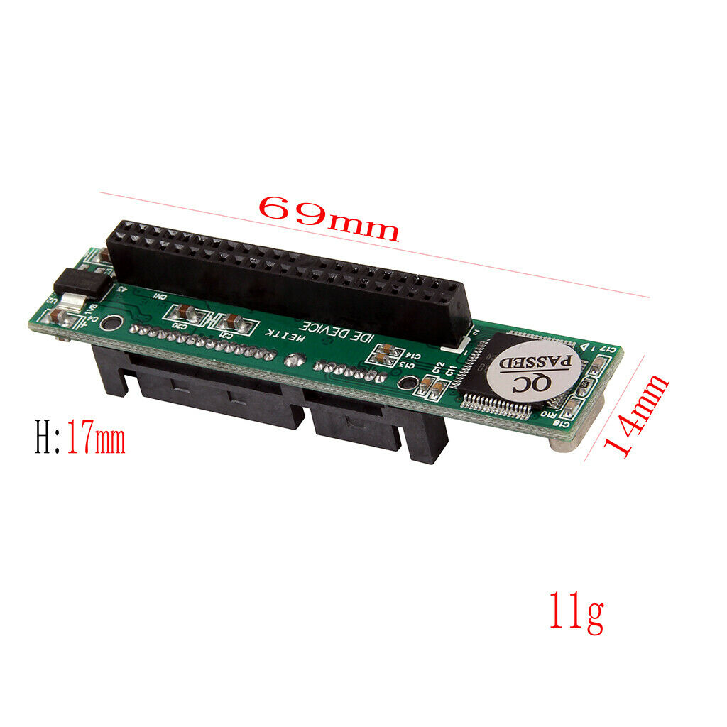 2.5 Inch Laptop 44 Pin IDE HDD SSD To 22pin SATA Hard Drive Converter Adapter