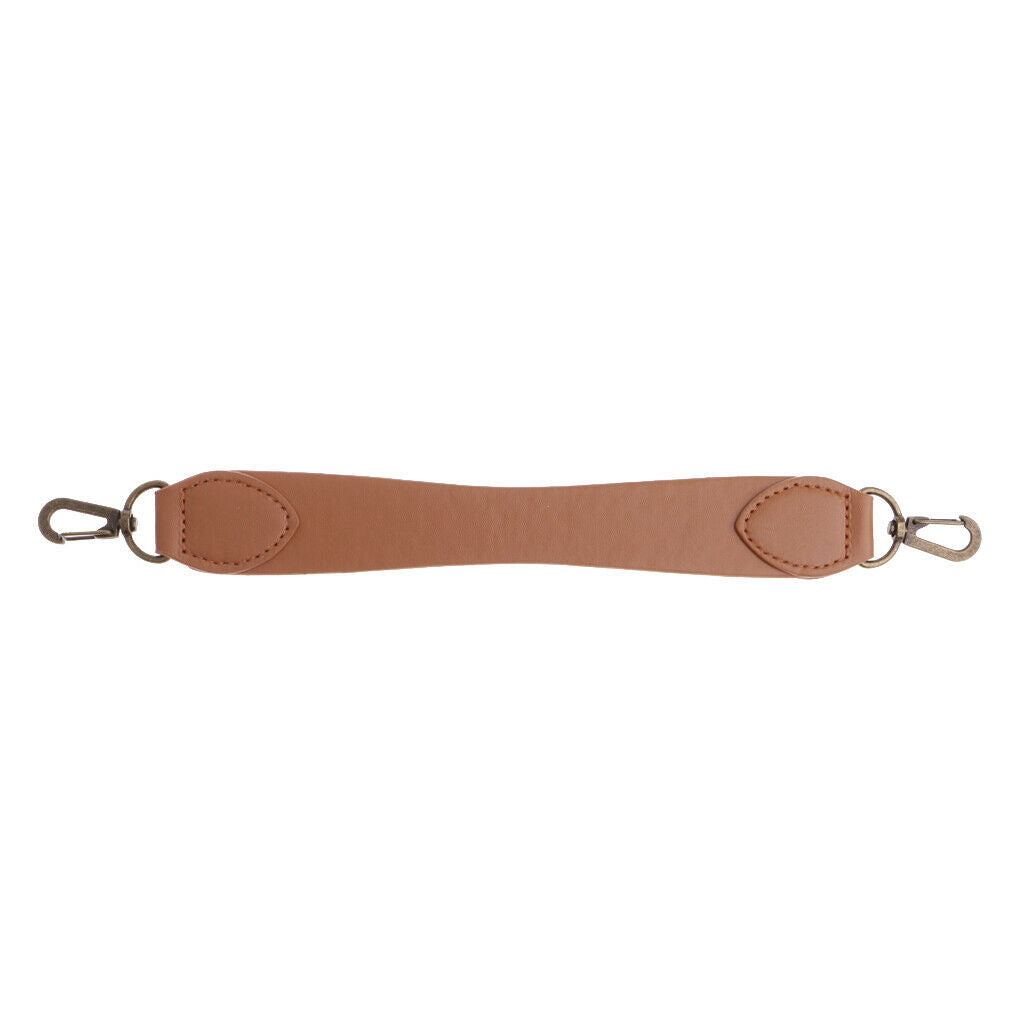 2pcs PU Leather Short Handbag Strap Replacement Purse Handle Holder 29cm