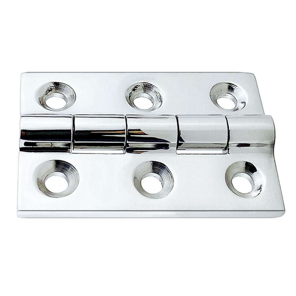 Stainless Steel Marine Boat Deck Hinges Satin Nickel Brushed Hardware 50x75