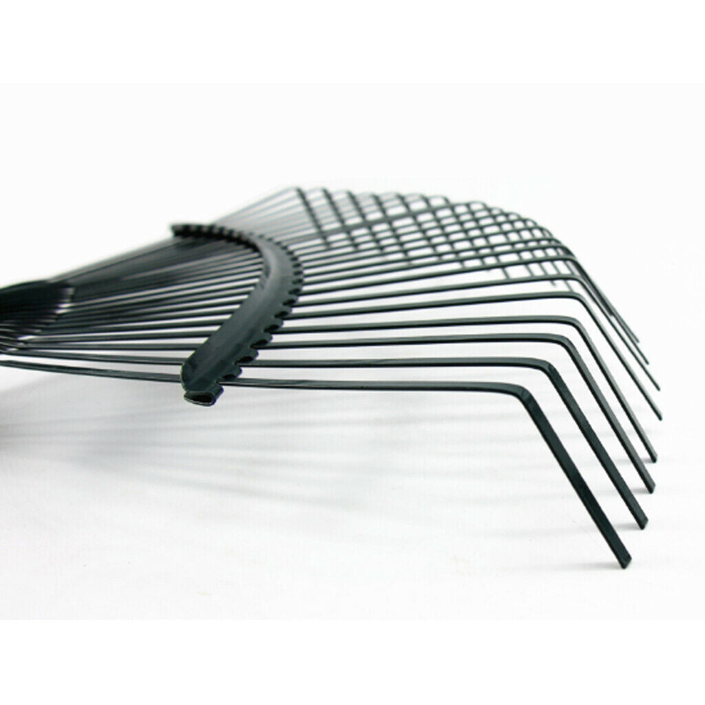 22 Tooth Lawn Rake Head 40cm Wide Replacement For Garden Leaves Garden Tools