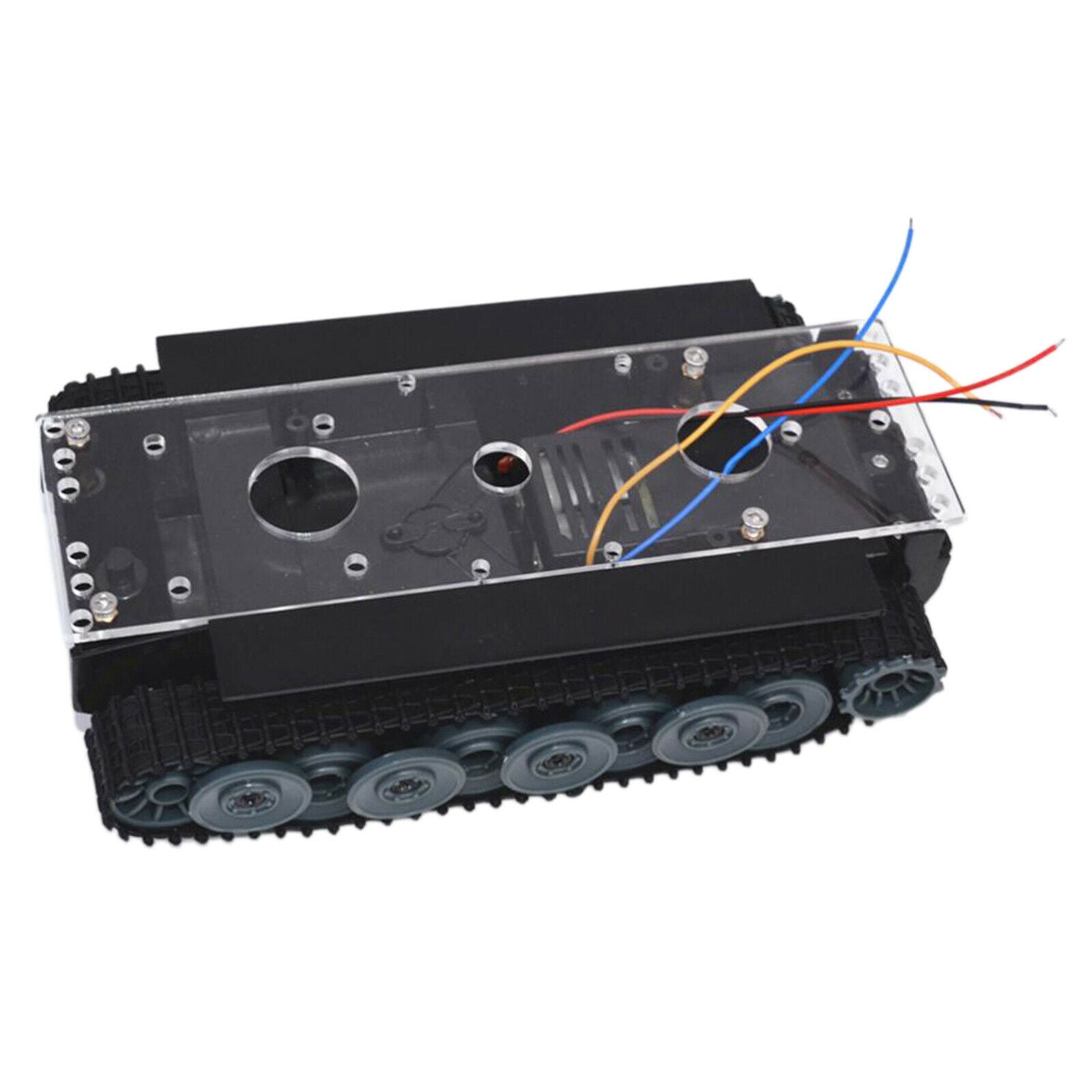 Acrylic 1:32 Smart Robot Tank Chassis Kit Platform Chassis Kit 130 Motor