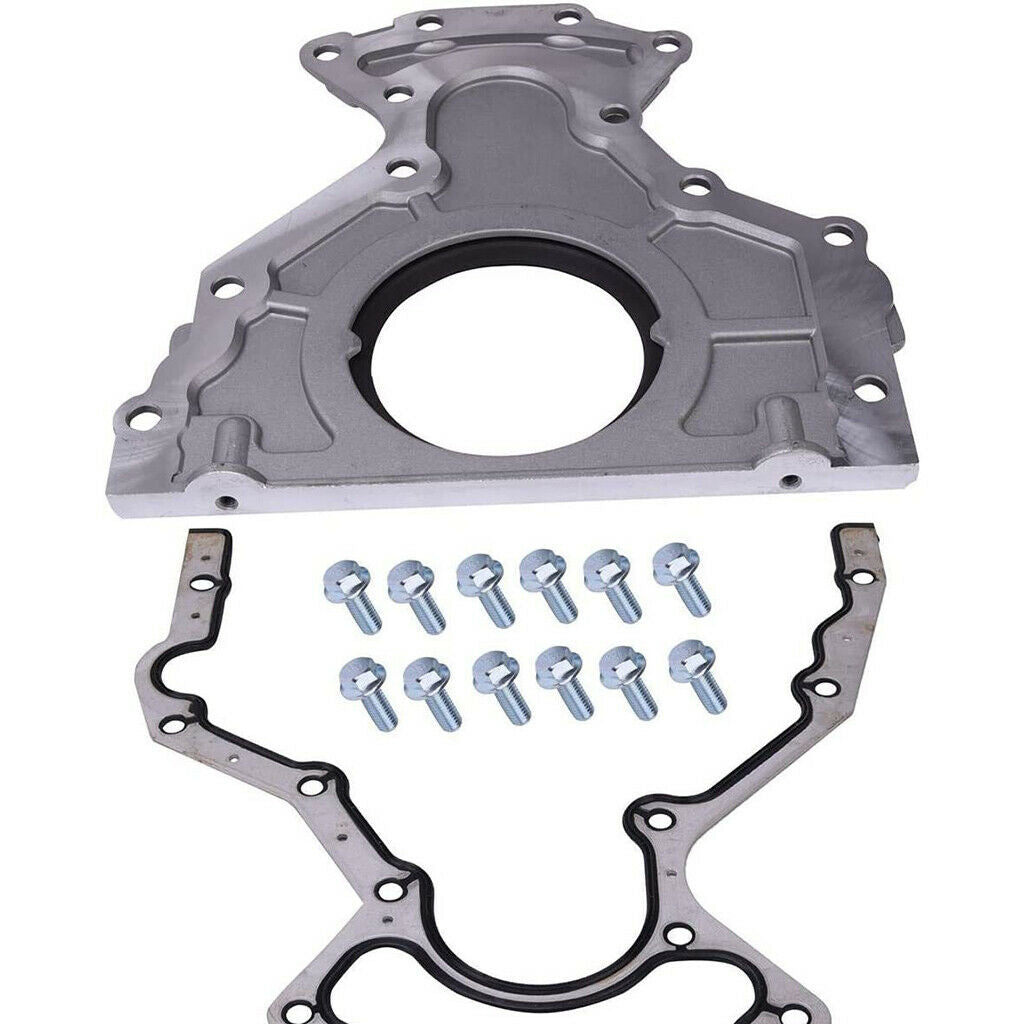 Rear main seal kit w / cover gasket 12633579 gasket 12639250