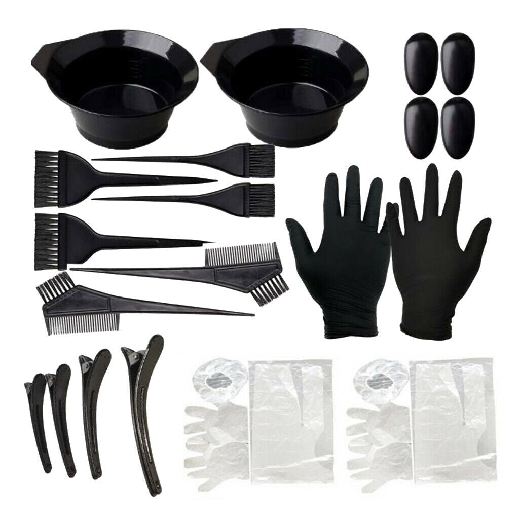 22x Salon Hair Coloring Dyeing Hairdressing Barber Tools Bowl Supplies