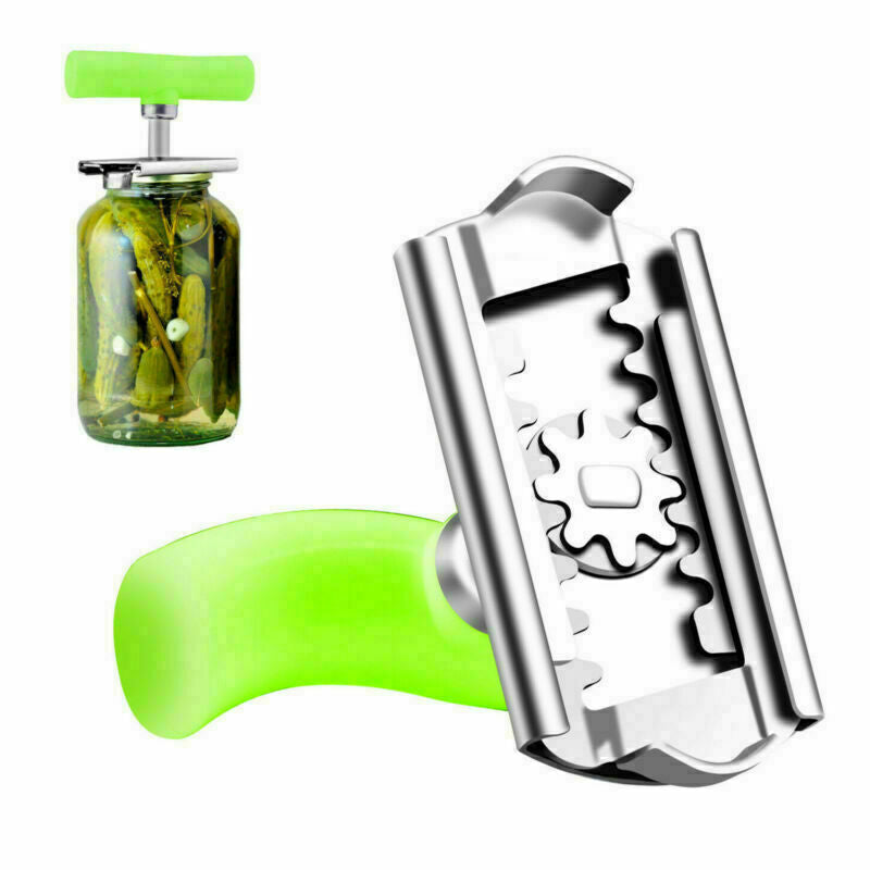 Adjustable Can Opener Stainless Steel Easy Twist Off Jar Bottle Lid Remover