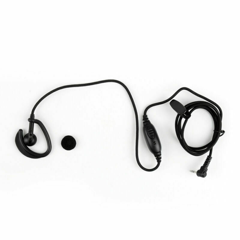 5Pc 2.5mm Ear-Hook Nylon Headset P Mic For  T6200 T6220 80 Radio  UA