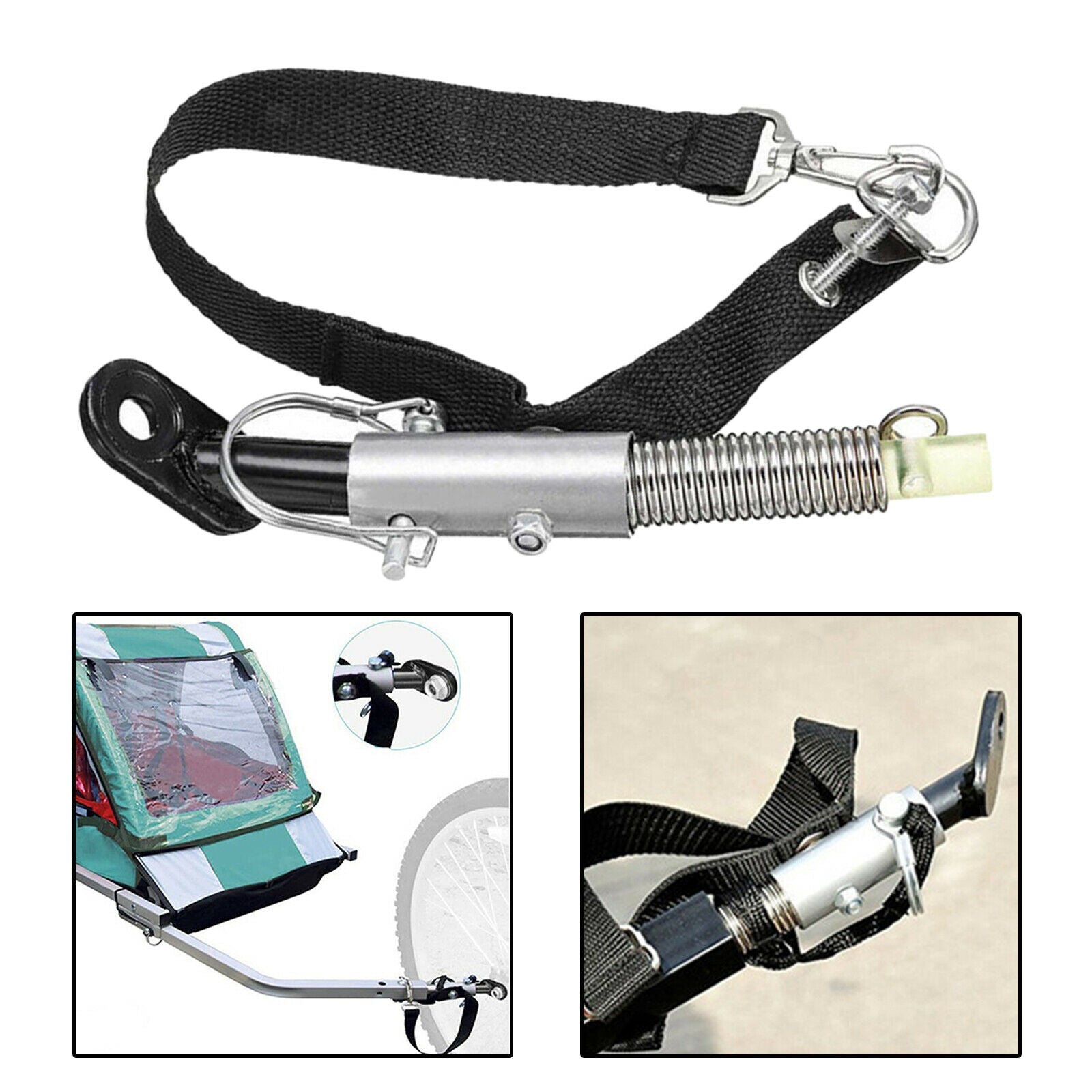 Bike Trailer Hitch Linker Connector Coupler Bicycle Trailer Carry Adapter