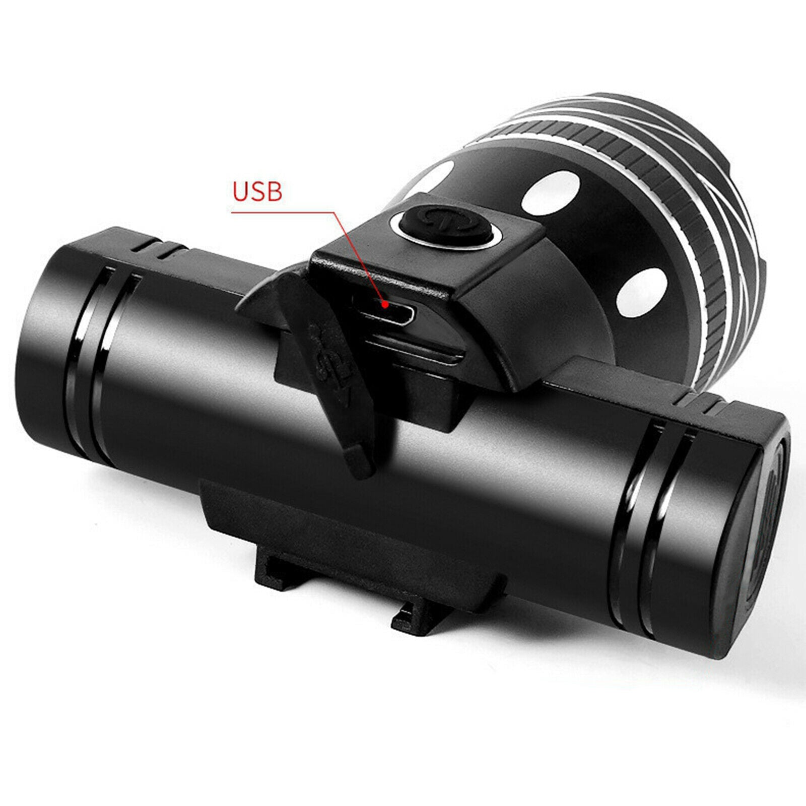 USB Rechargeable 150LM T6 LED Road  Bike Front Light Lamp Night Headlight