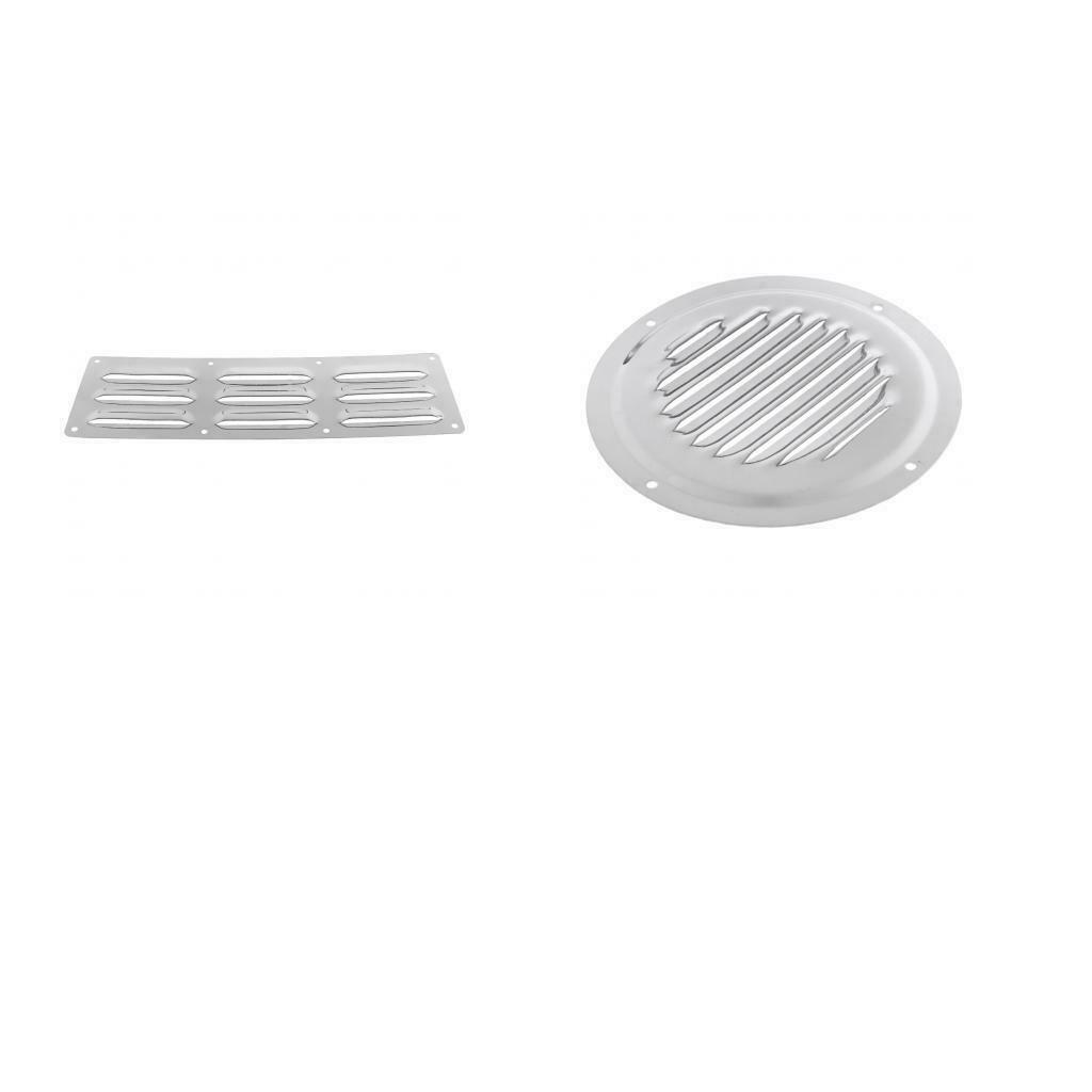 304 Stainless Steel Boat Yacht RV Flush Louver Vent Ventilation Replacement
