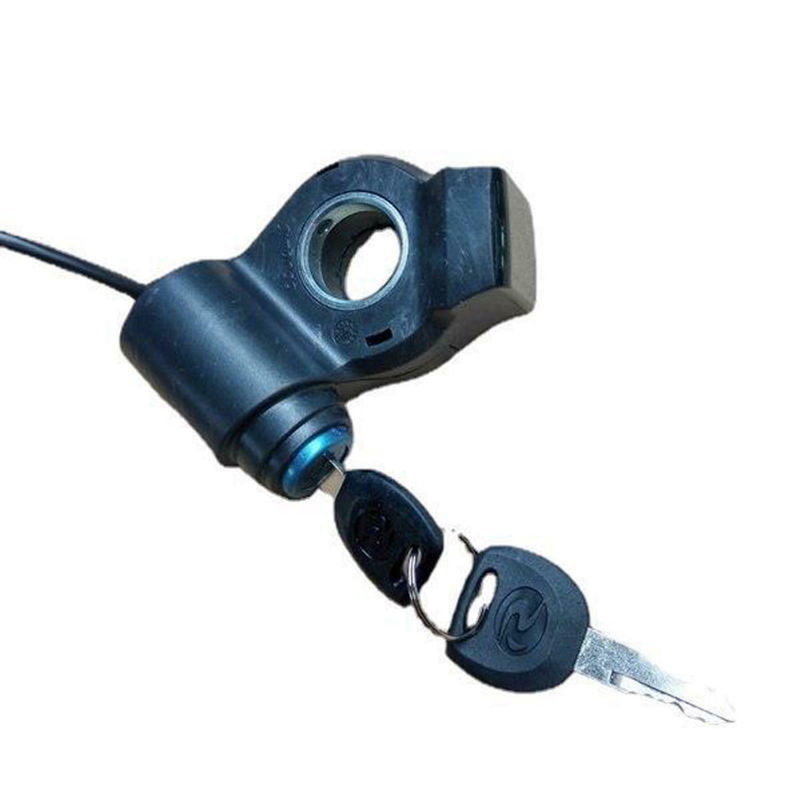 Universal E-Bike LED Voltage Display Power with Key Scooter Electric Vehicle