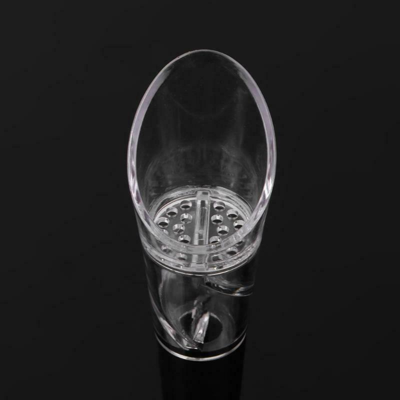 1Pc Cross Flowing Wine Aerating Pourer Spout Decanter Aerator Quick Pouring