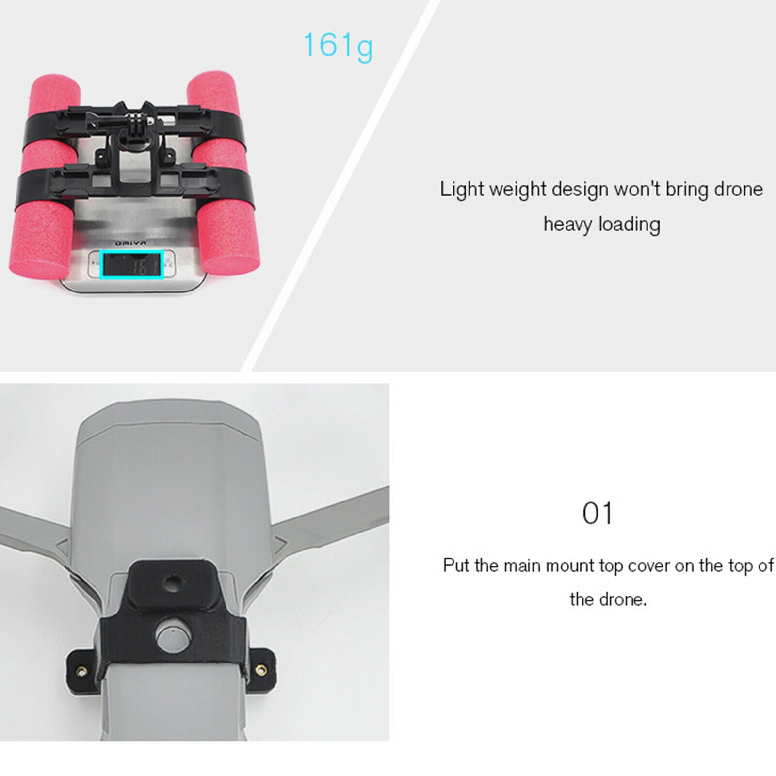 Heighten Buoyancy Rod Damping Floating Holder Landing for DJI MAVIC AIR2 S Drone