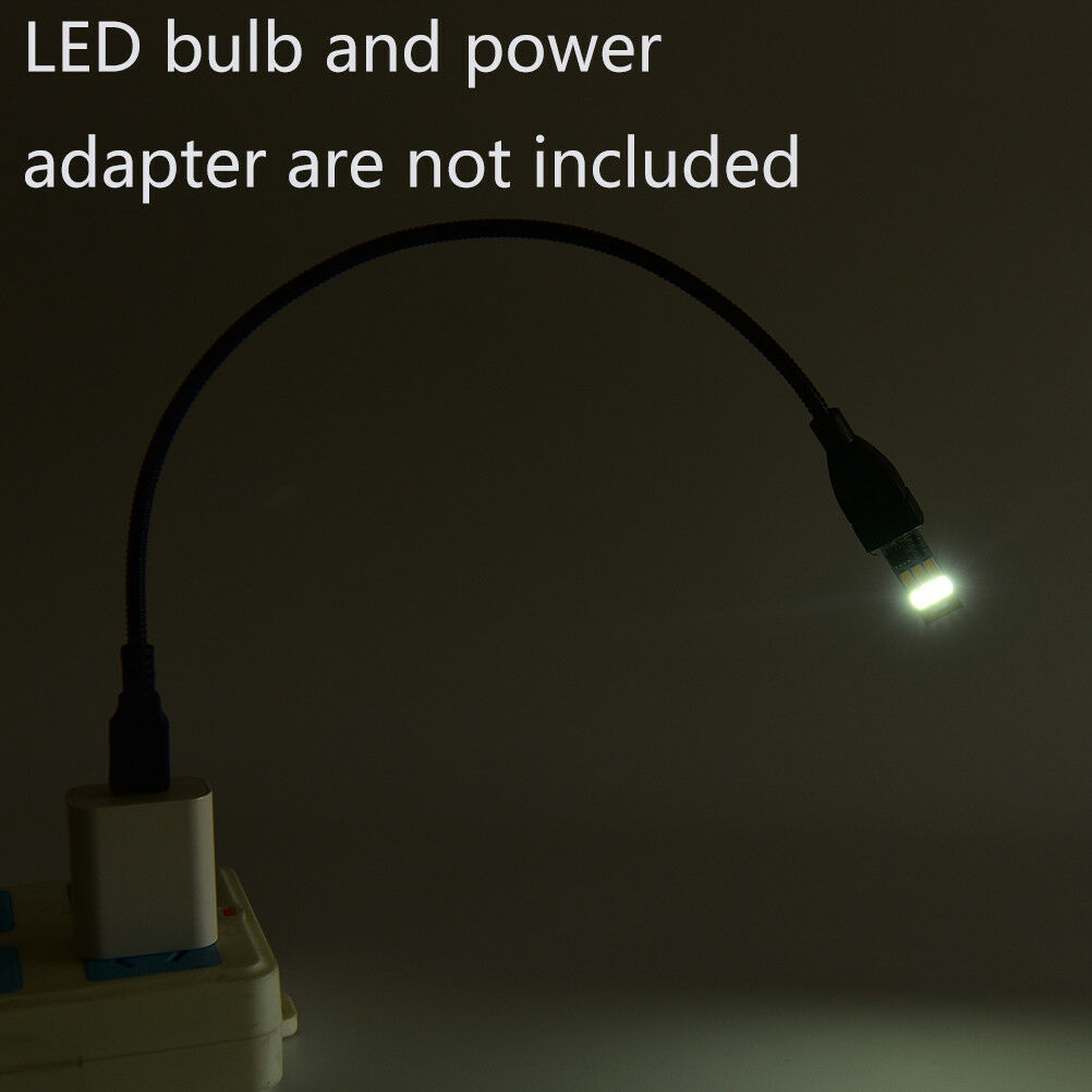 USB Male to Female Extension Cable LED Light Adapter Metal Hose for PC De.l8