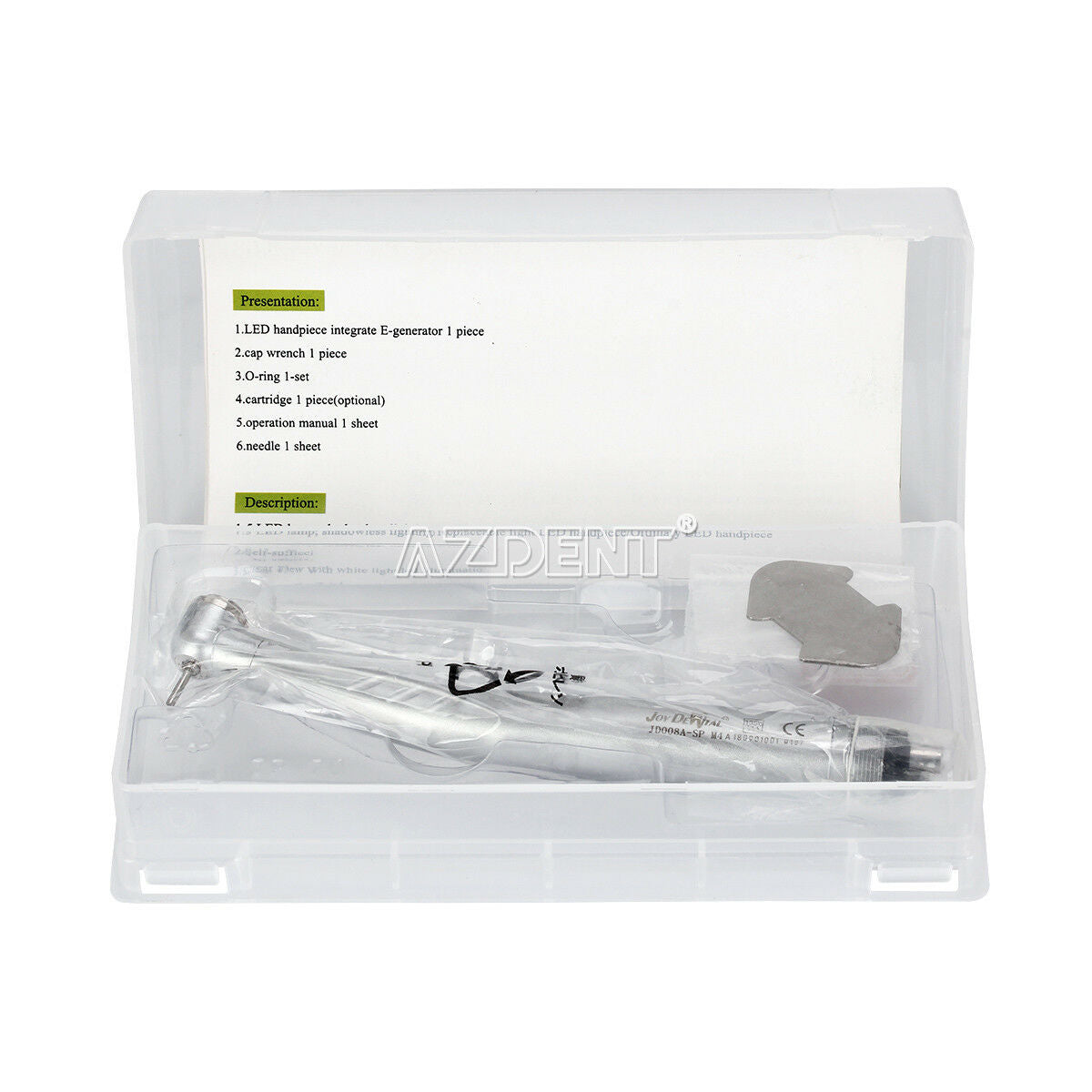 10 X Dental NSK Style PANA MAX  E-Generator LED High Handpiece 3 Way Spray 4H