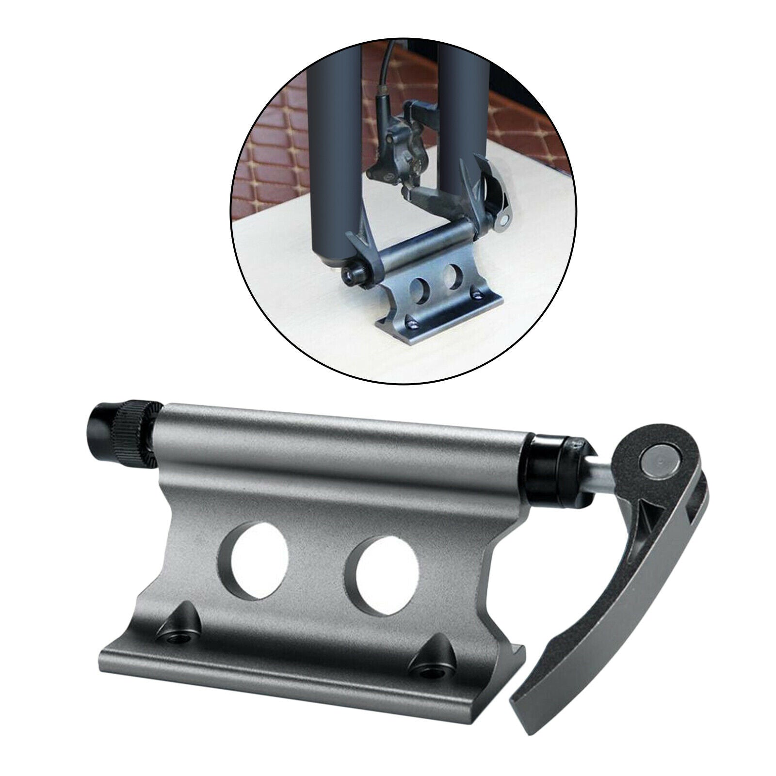 Stable Bike Car Roof Rack Secure Fixing Quick-Release Fork Carrier Lock