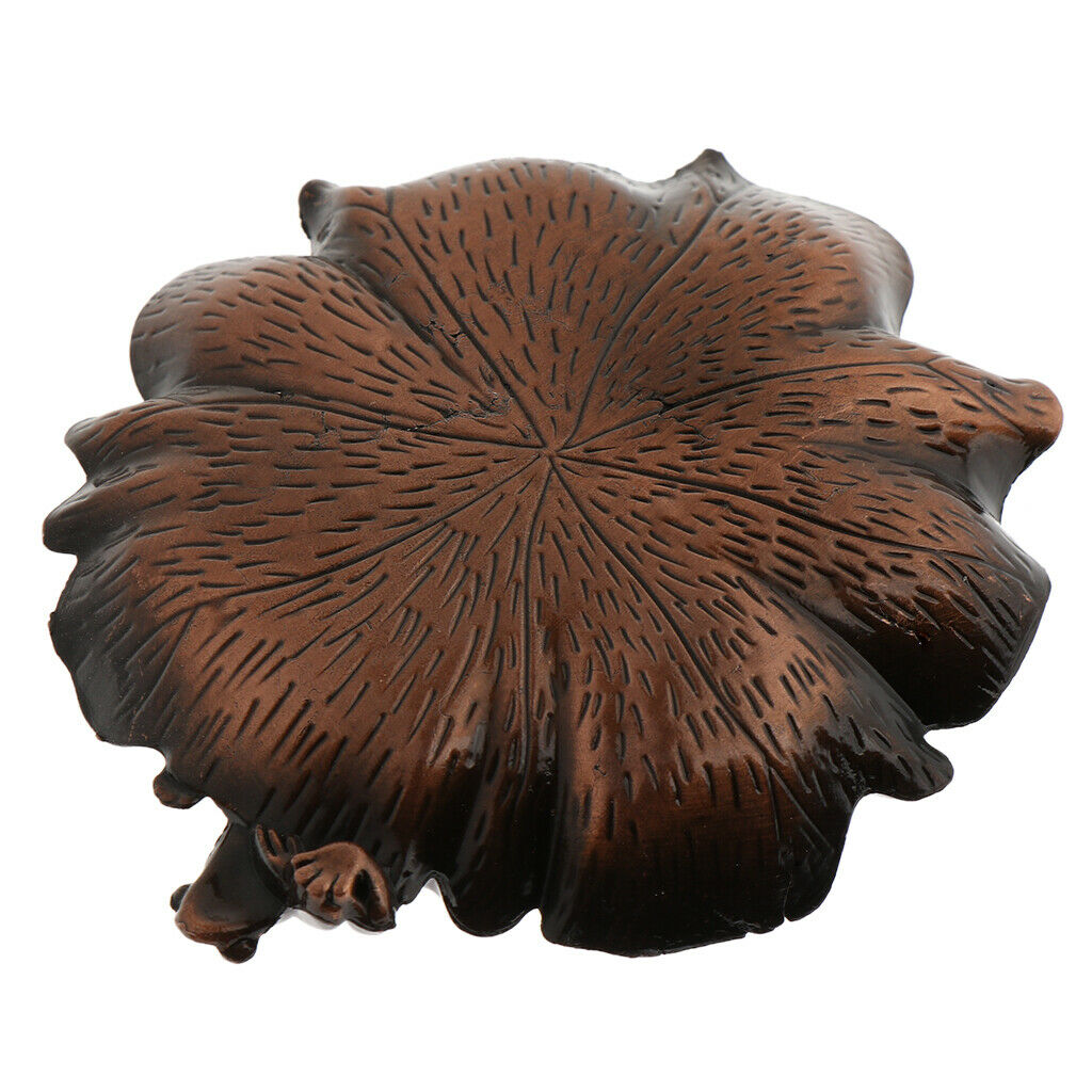 4xLotus Leaf Alloy Teacup Coaster Coffee Cup Mat for Kung Fu Tea Fittings