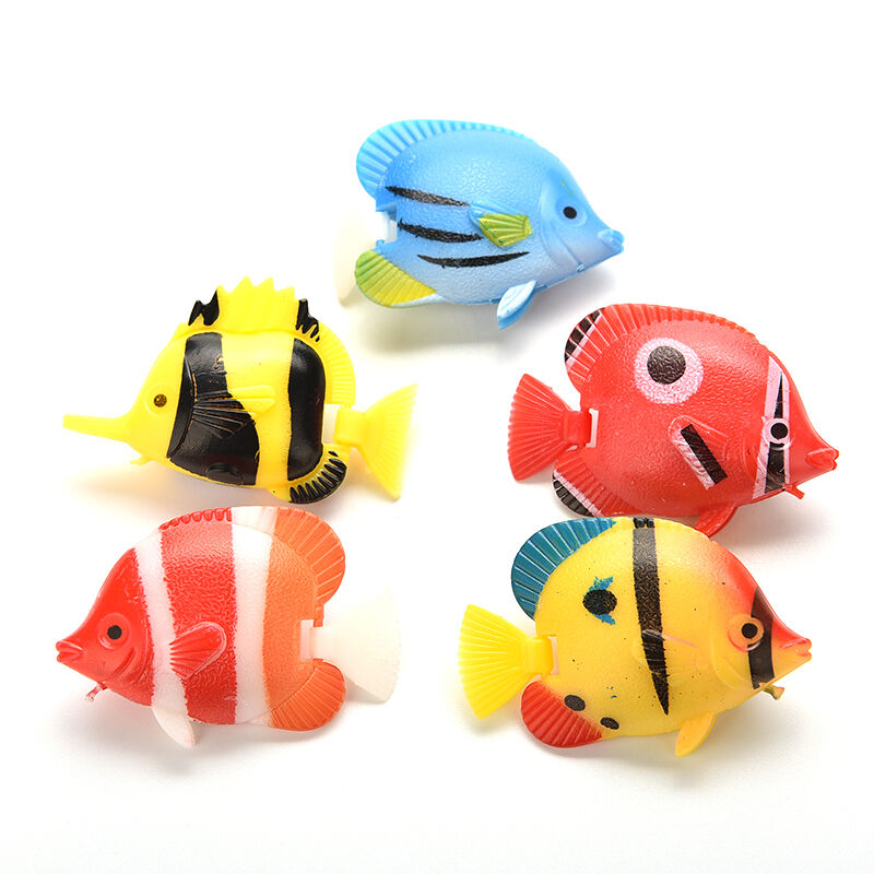 2x Artificial Tropical Fish Floating Moveable Aquarium Fish Tank To.l8