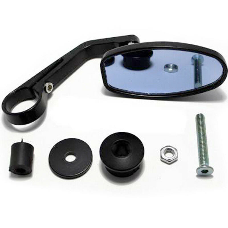 2PCS 7/8" Handlebar End Mirrors Universal For Motorcycle Street/Sports bikes ATV