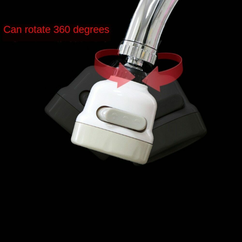 1Pcs Moveable Kitchen Tap Head 360° Rotatable Faucet Water Saving Filter Sprayer