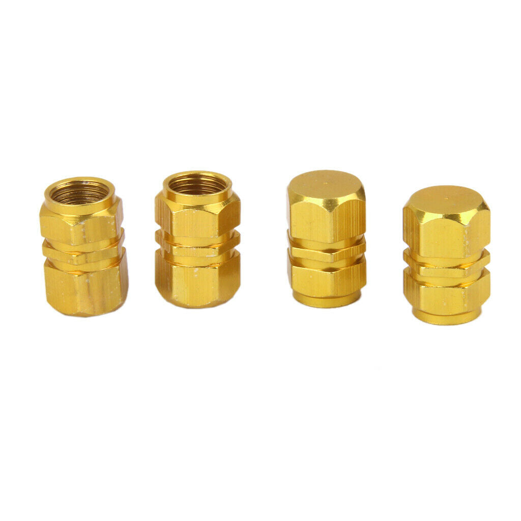 16x Chrome Car Wheel Tyre Tire Air Valve Caps Stem Cover Screw Lug Nut Bolt fit