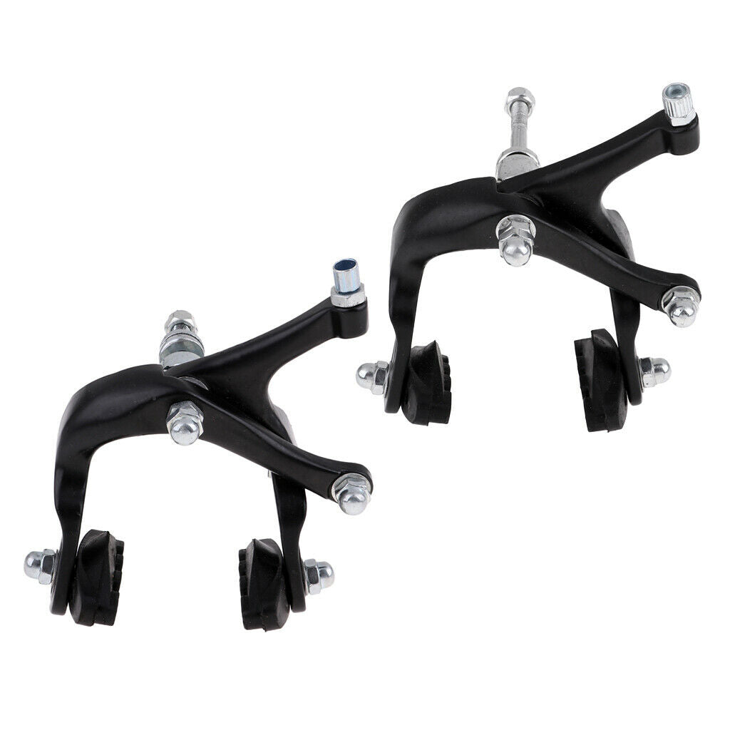 Bike Brake Caliper Bicycle Long Reach Side-Pull Front Rear C-Brakes Parts