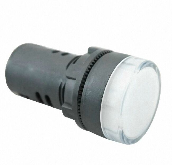 5Pcs White LED Indicator Pilot Signal Light Lamp 24V [M1]