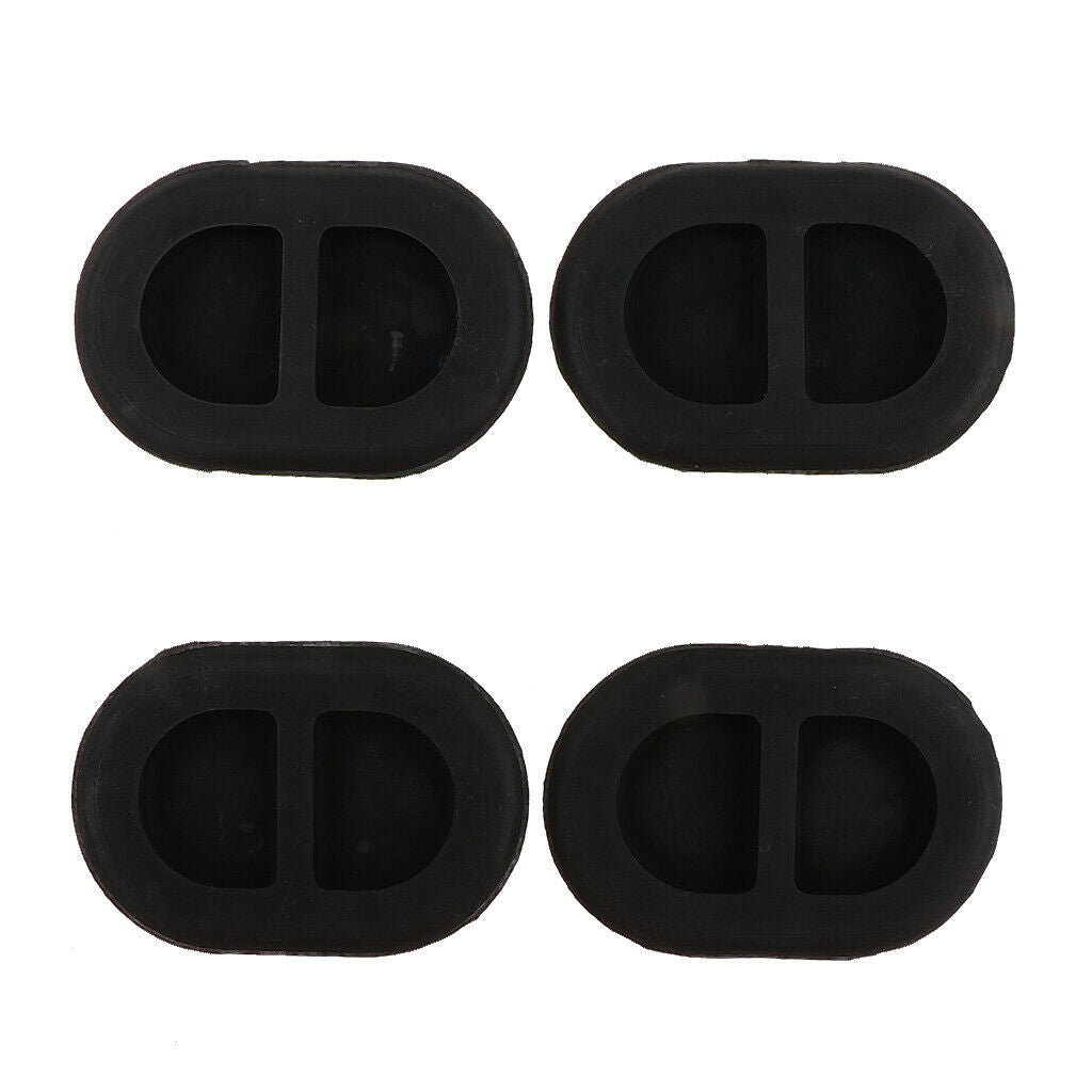 4 Pieces Base Plate Stopper Modified Parts Rubber Floor Drain Plugs Set