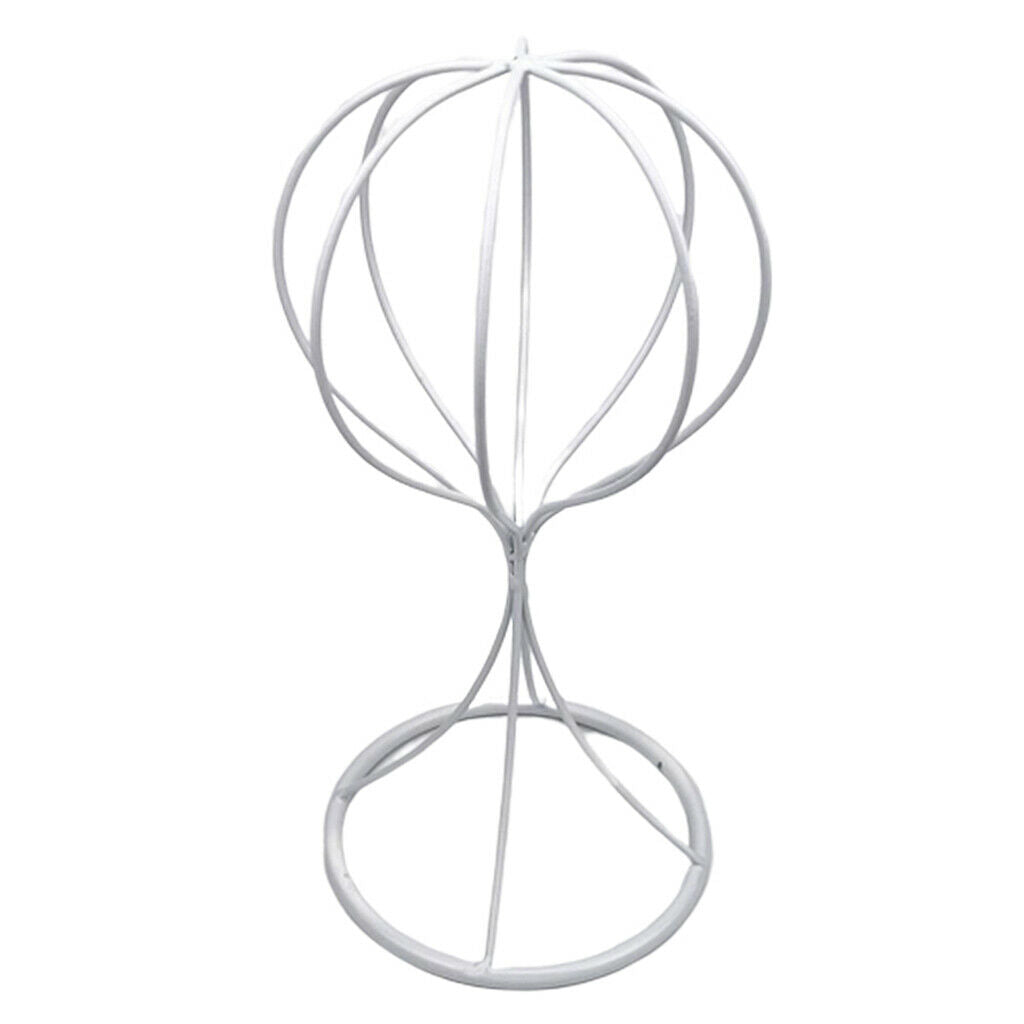 2pcs Countertop Wigs Dryer Rack Metal Wire Hat Storage Stand 6.3inch Dia