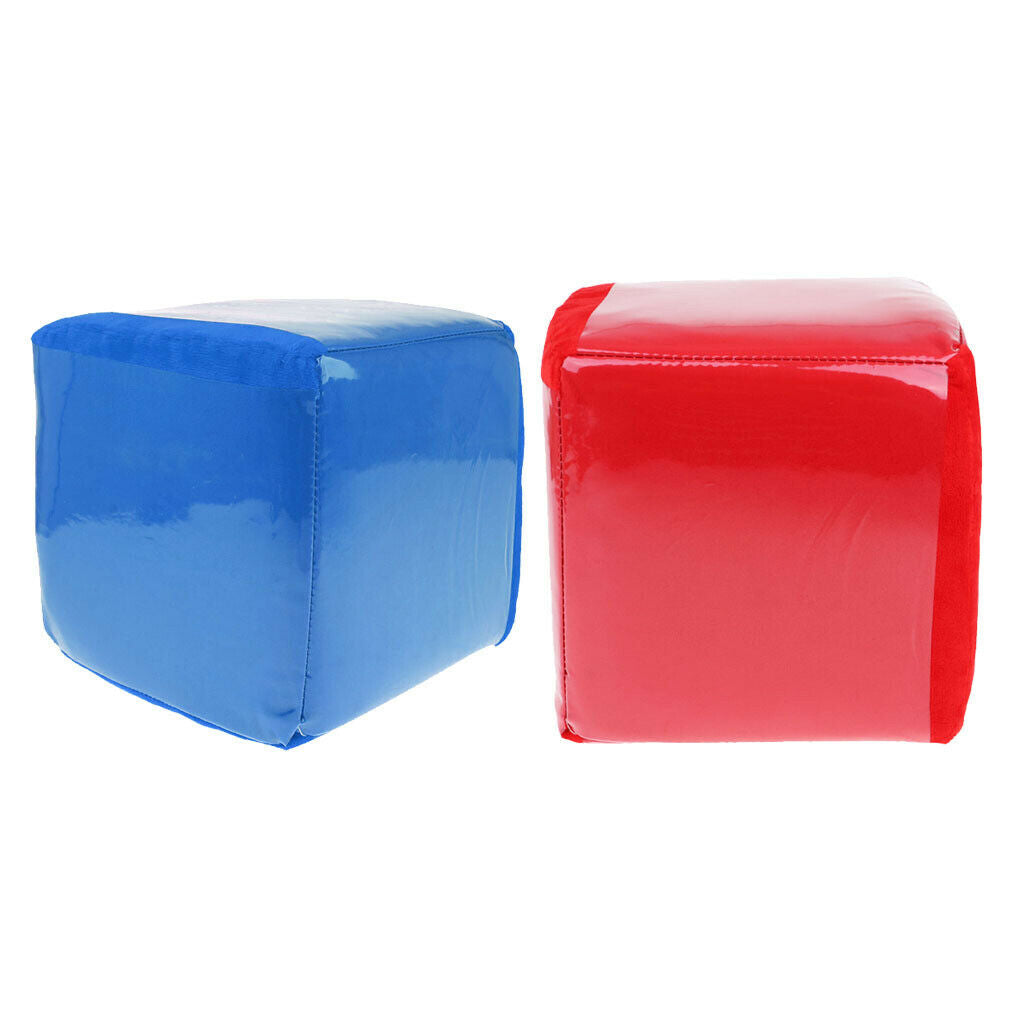 2pcs Large Plush Stuffed Dice Cubic Pillow Cushion For Kids Party Toys 20cm