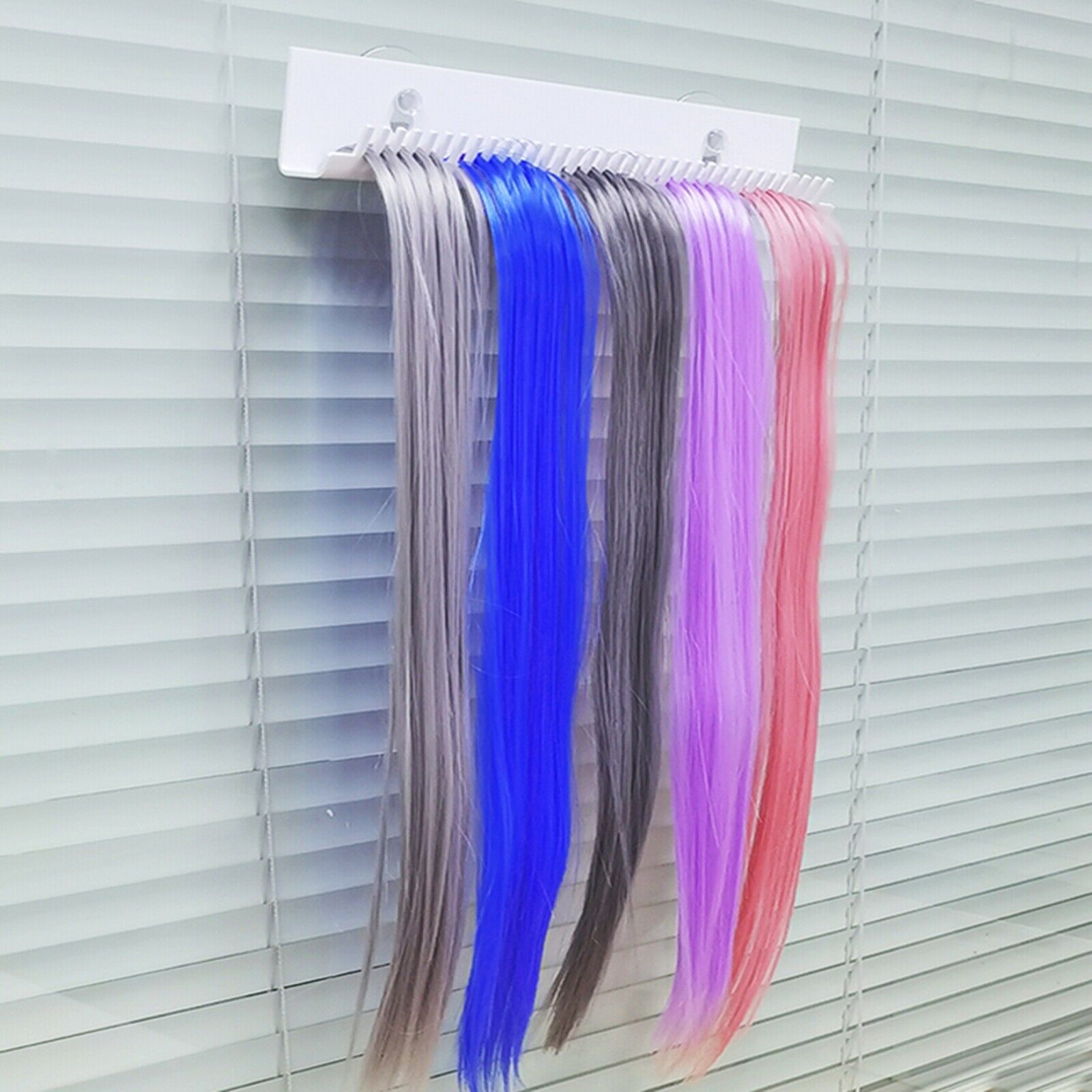 2X Hair Salon Spa Hair Extensions Display Storage Holder for Braiding Weaving