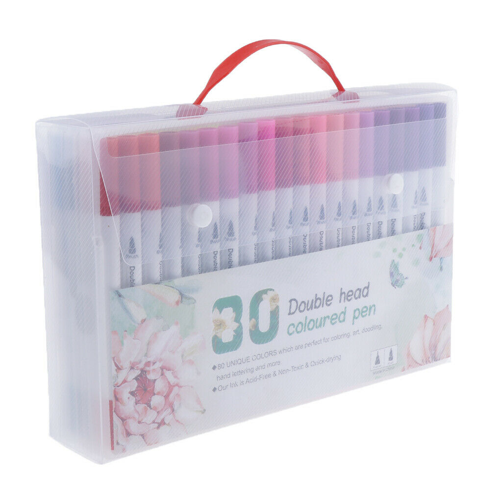 80 Paint Pens - Paint Marker Pens, Water Based Colors for Kids, Adults, Fine