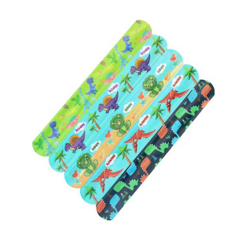 4Pcs/set Dinosaur Clap Circle Toys Bracelet Boy Kids Birthday Party Favor.l8