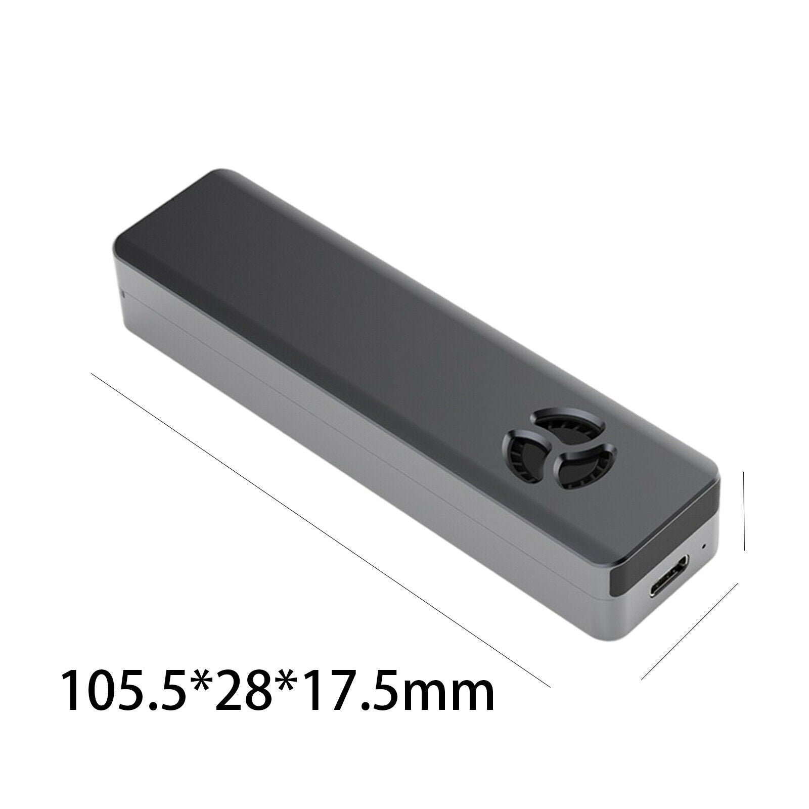M.2 to USB 3.1 Enclosure Adapter with Fan for 2230 2242 NVMe SSD NGFF 10Gbps