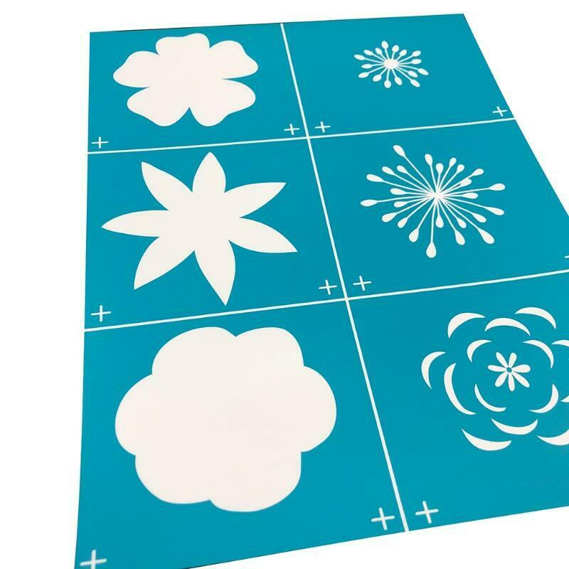 Snowflake Flower Self-Adhesive Silk Screen Printing Stencil for Painting T-Shirt