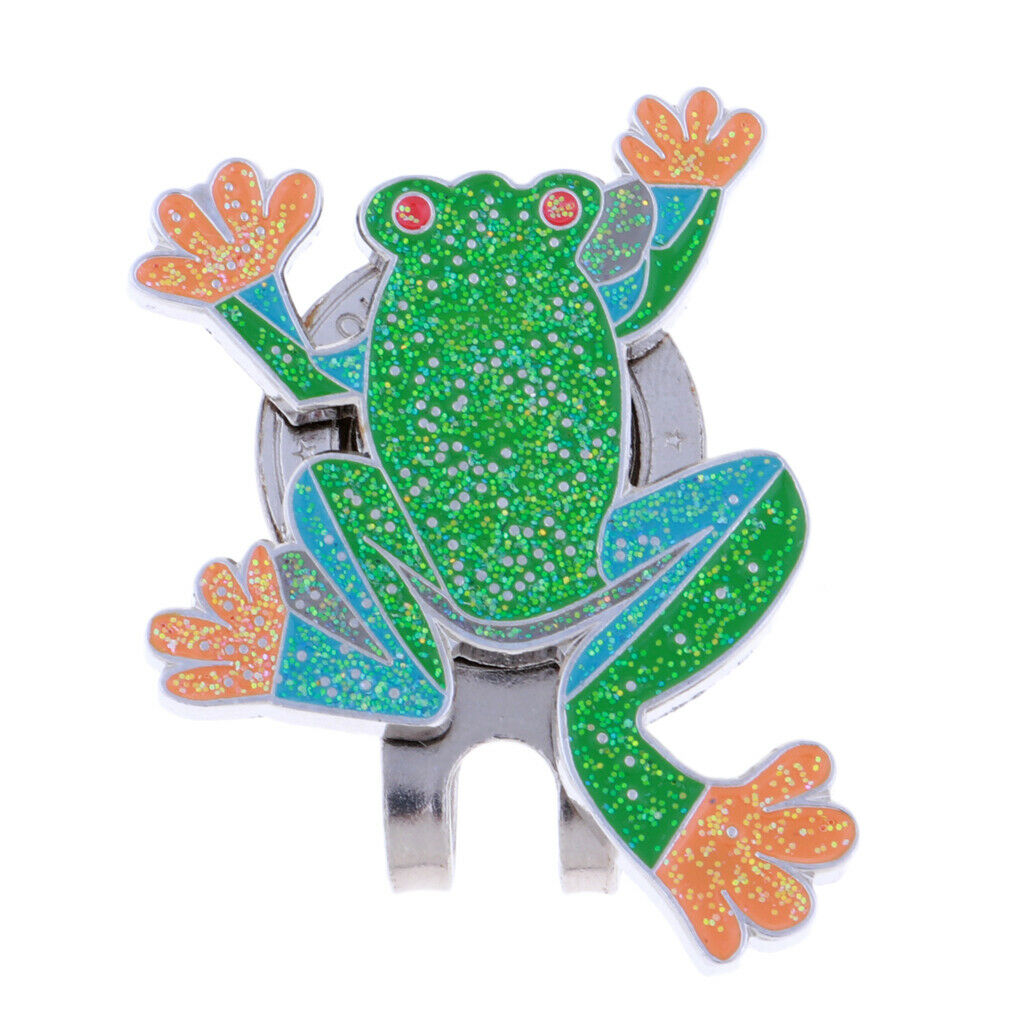 Golf   Clip   Putt Ball Marker for Golf Hat Visor Golfer Gift Frog
