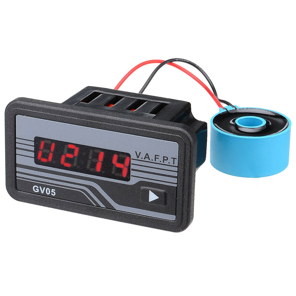 Digital Volt Amp Watt Generator Ac 220V Hour Power Frequency Meter Tester