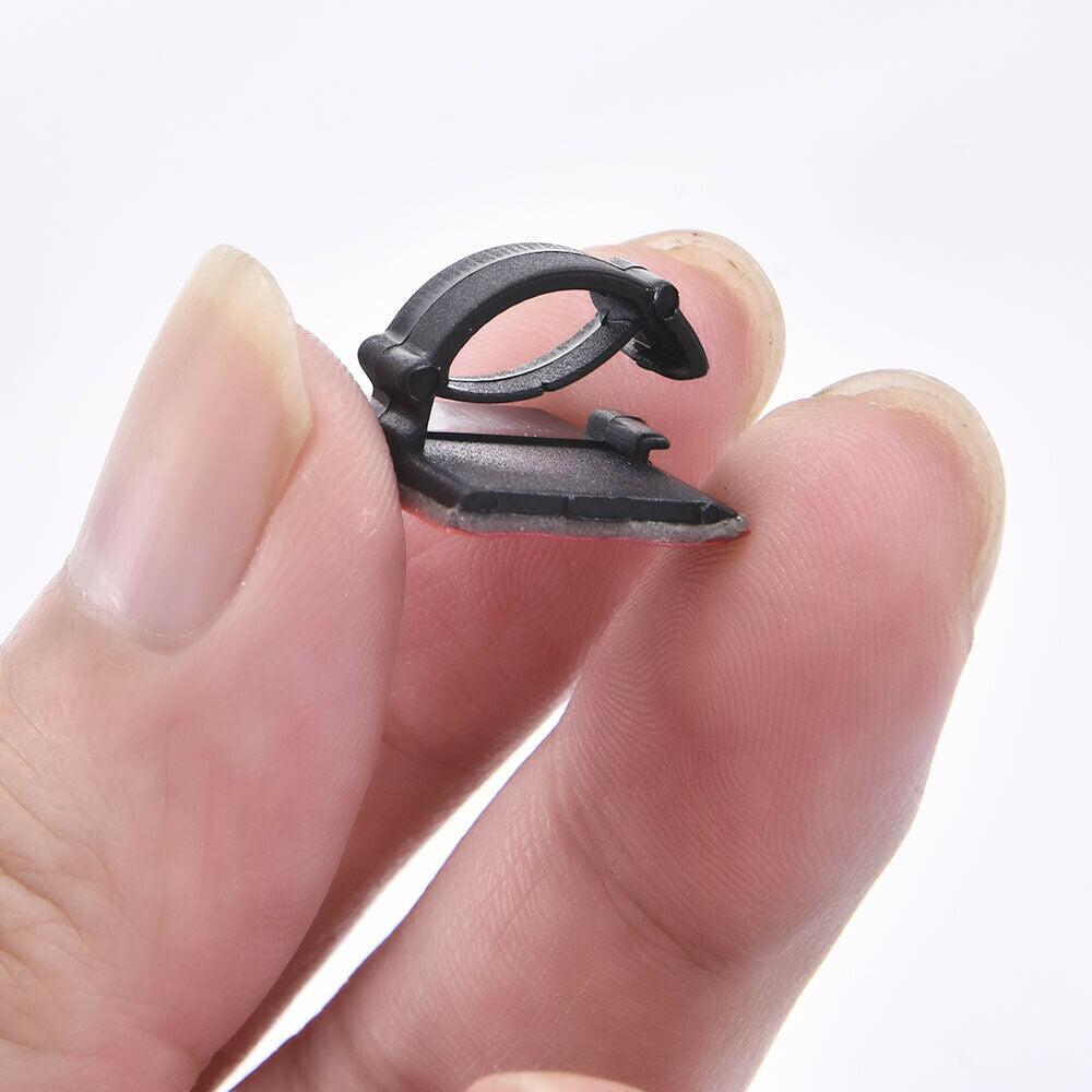 Self Adhesive Cable Tie Bases Mounts Clips Clamps Holders for Wire BAG OF 20