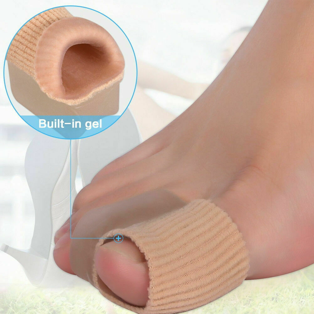 Hot Silicone Soft Gel Tube Toe Separators Spacers Bunion Corrector Pain Relief