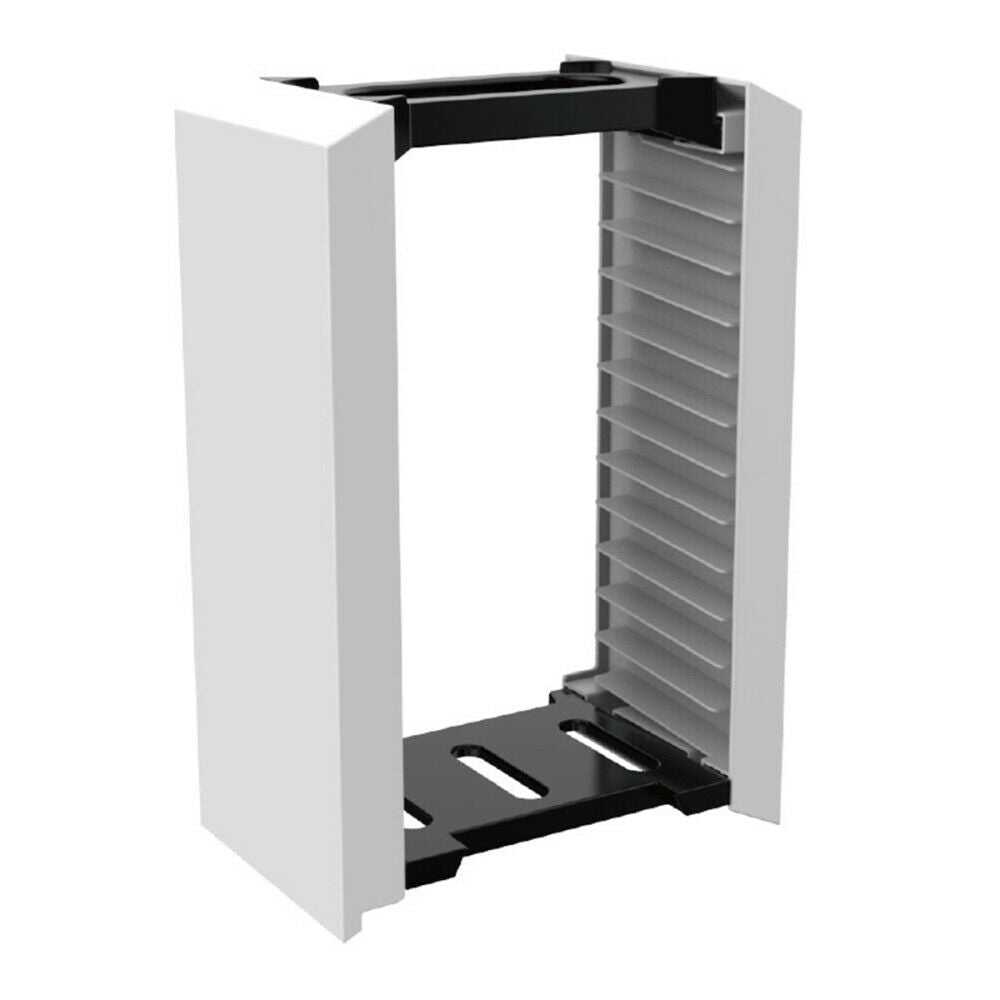 Game Disc Box Storage Rack 12 Games Disc Holder Shelf for PS5 Game Discs