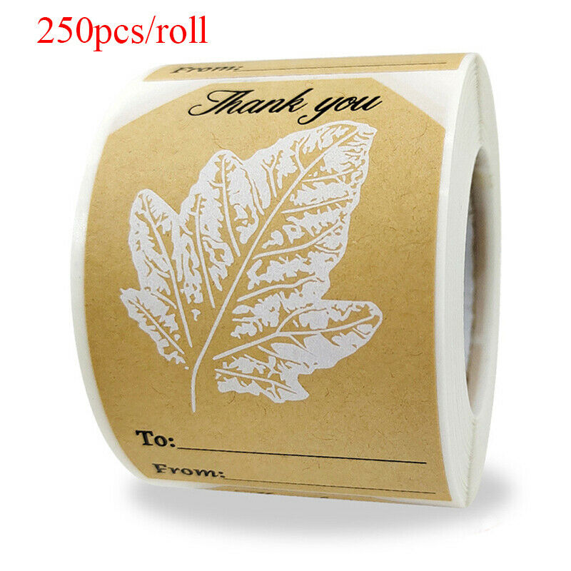 Thank you stickers seal labels scrapbooking for thank gift stationery sti.l8