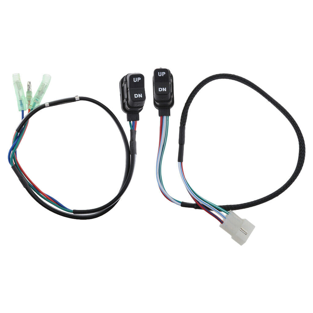 2pcs Outboard Power Trim & Tilt Switch 87-16991A1 87-18286A2 87-859032T3