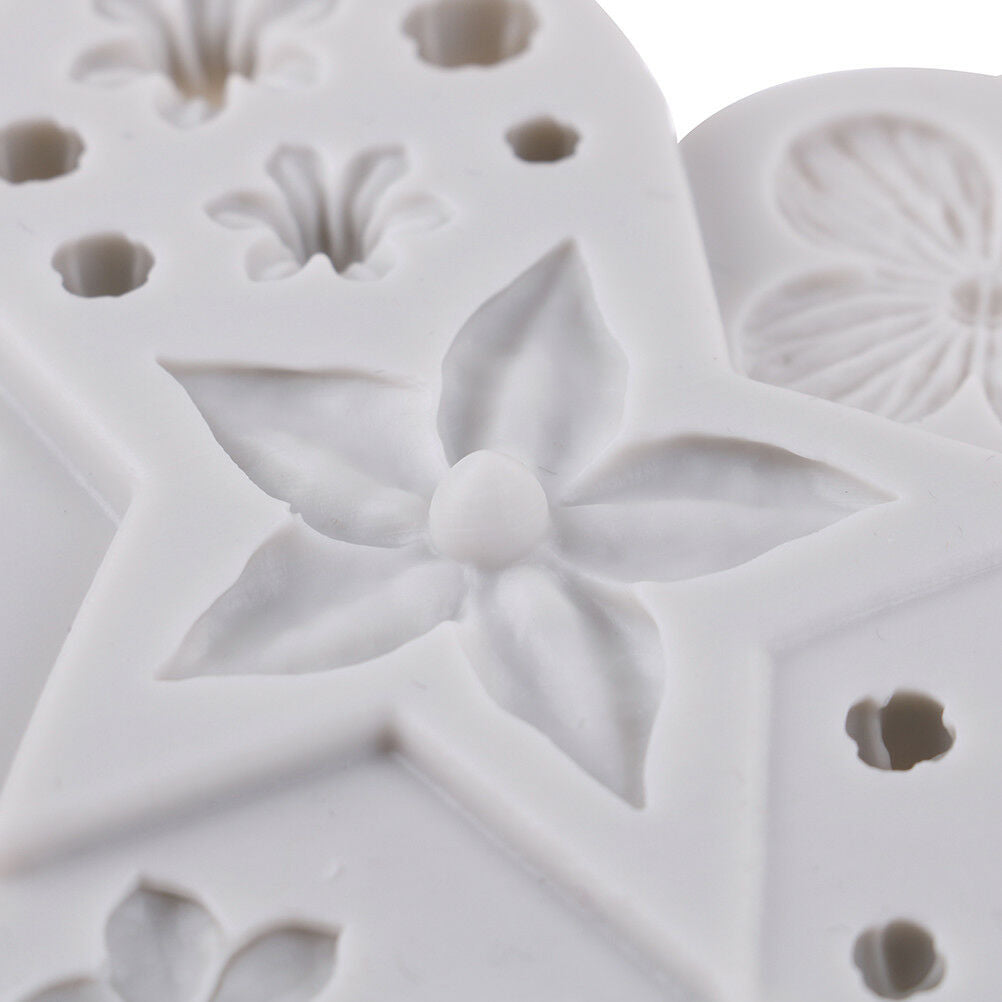 Flower silicone mold fondant mold cake decorating tool chocolate gumpaste .l8