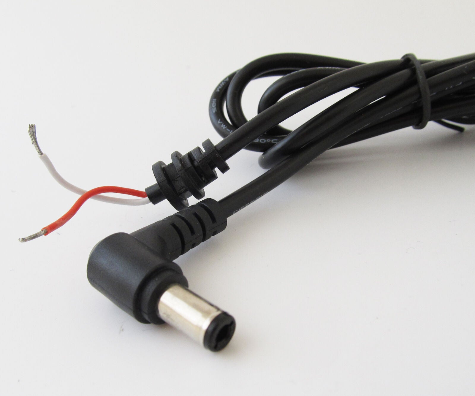 1pc 6.3x3.0mm 4FT/1.2M DC Power Plug Socket Connector Cord Cable w/Lock Ring