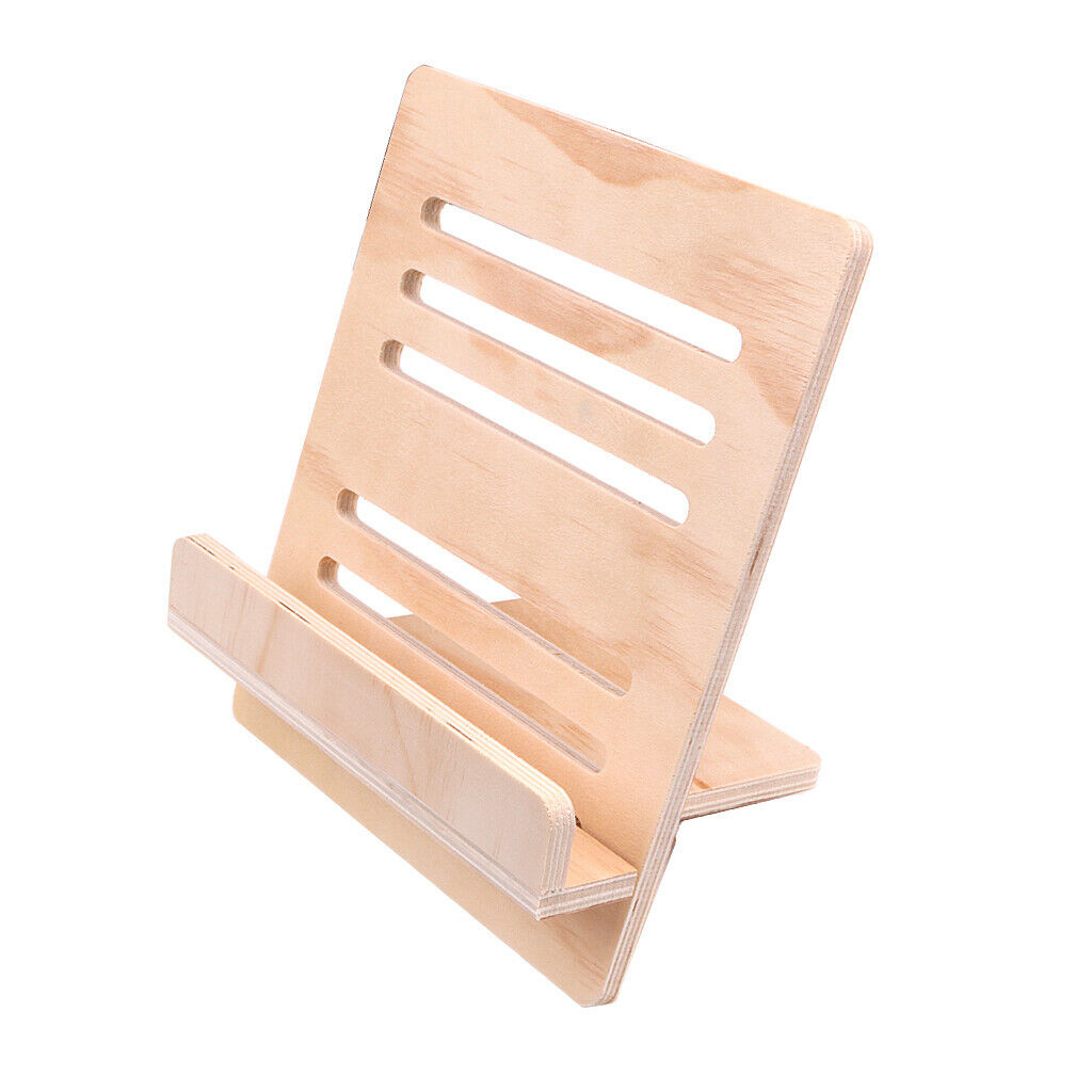 2 Pieces Music Sheet Book Page Clips Bookmark with Wooden Book Rack