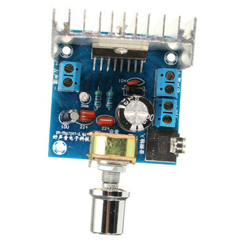Car Digital Audio Amp Board DC 12V Dual Channel Stereo Power Amplifier DIY