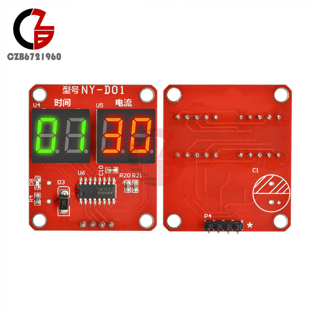 100A Digital LCD Spot Welder Machine Controller Time Current Control Board