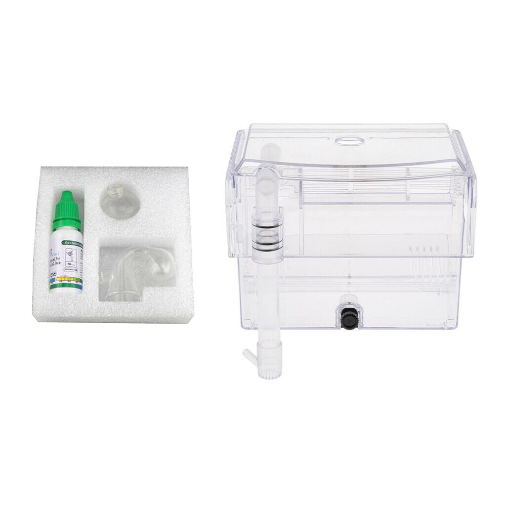 CO2 Monitor Glass Drop Monitoring w/ 15ml Liquids Fish feeding Container for