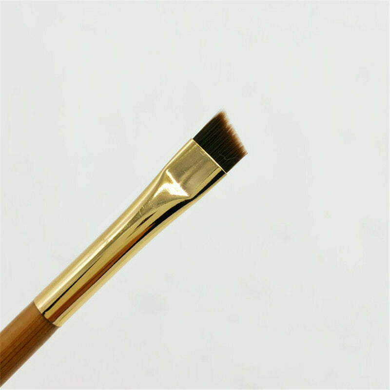 Eyebrow Double Ended Flat Angled Eyeliner Brush + Eyebrow Comb Make up Brushes