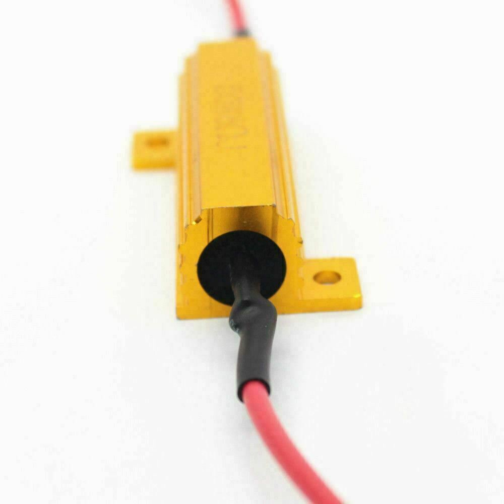 2PCS H7 LED Anti Flicker Adapter Error Canceler Canbus Headlight Lamps Decoder