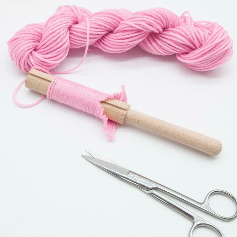 Wooden Latch Hook Crochet Yarn Cutter Tool for Tapestry Carpet Rug Making DIY